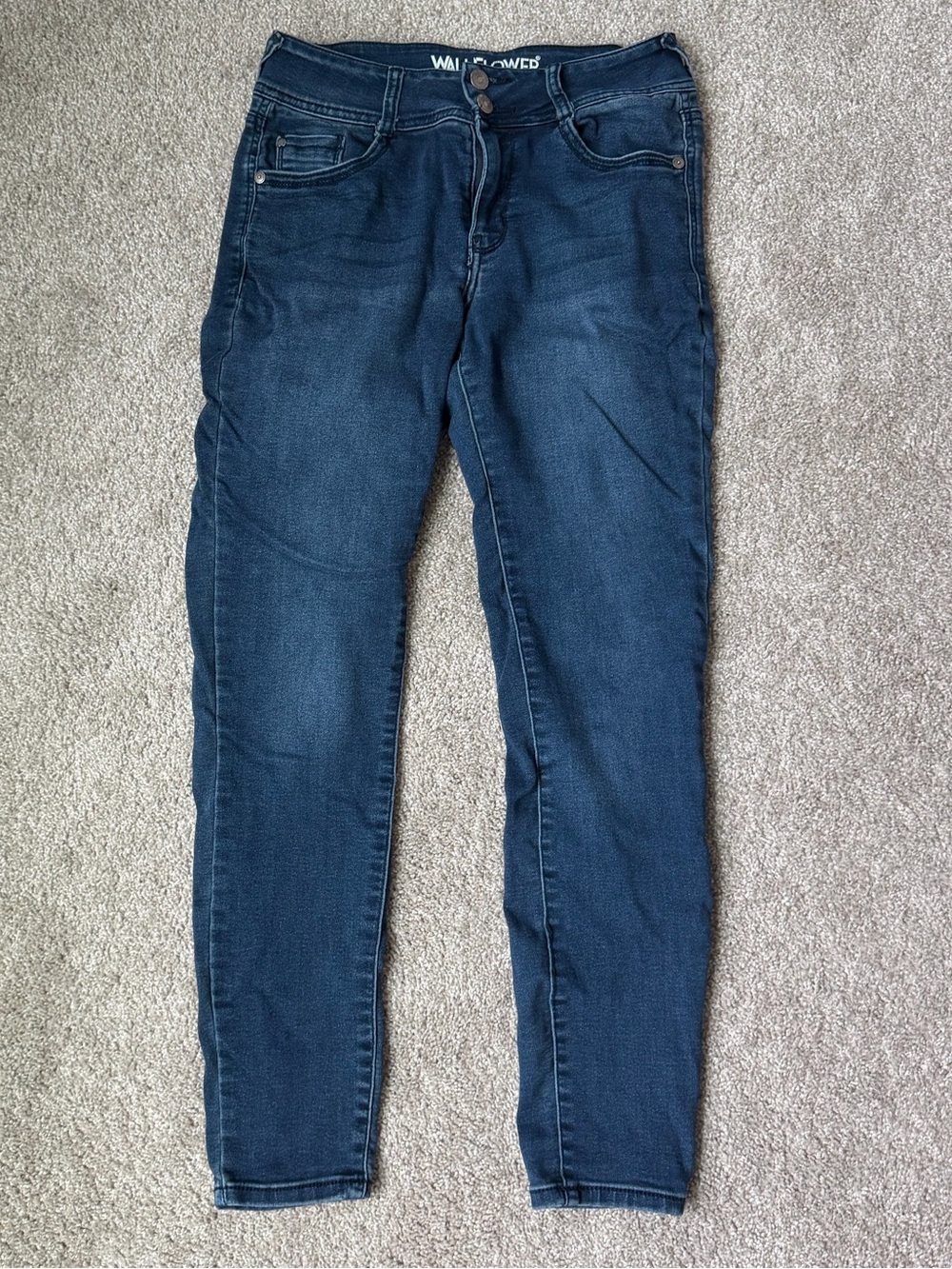Wallflower Women's Indigo Skinny Jeans